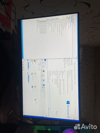 Игровой компьютер с монитором