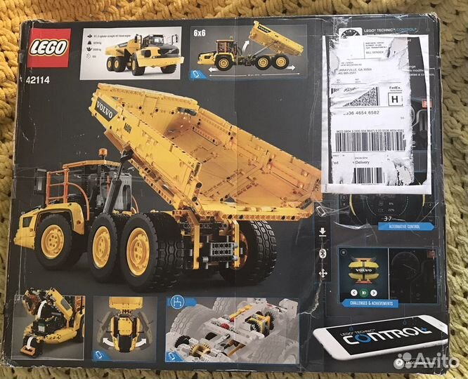 Lego Technic 42114 Самосвал Volvo 6х6