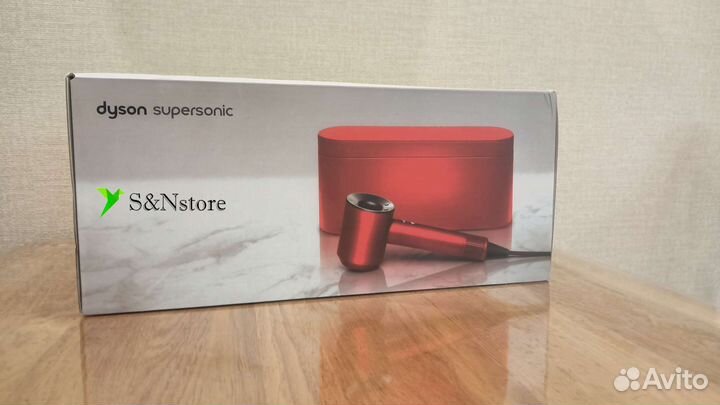 Фен dyson supersonic hd08 blue / red