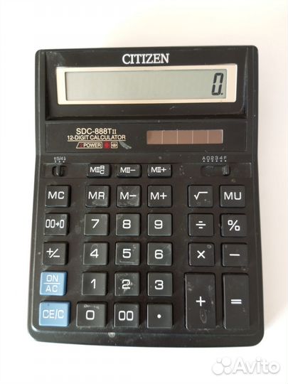Калькулятор бухгалтерский Sitizen SDC-888TII