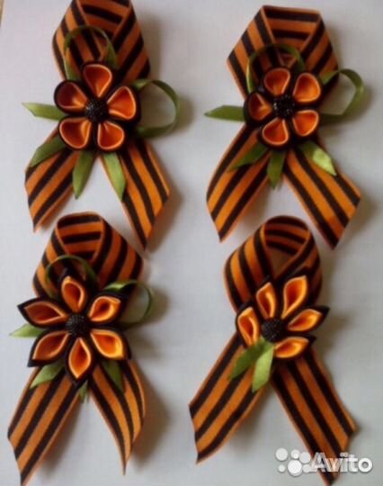 Брошь на 9 мая и выпускной