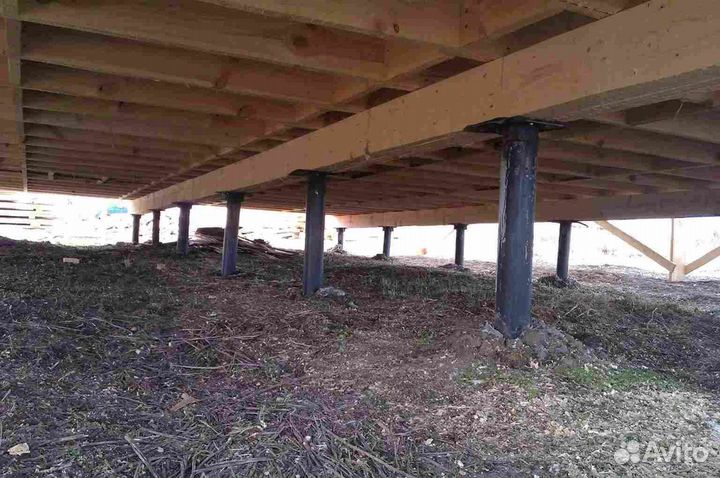 Сваи винтовые с установкой под ключ