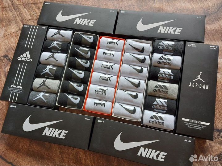 Носки Nike Jordan Fila Puma