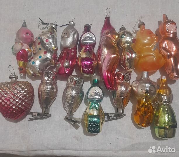 Елочные игрушки СССР