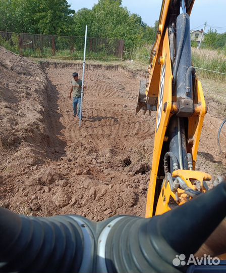 Аренда экскаватора погрузчика, трактора
