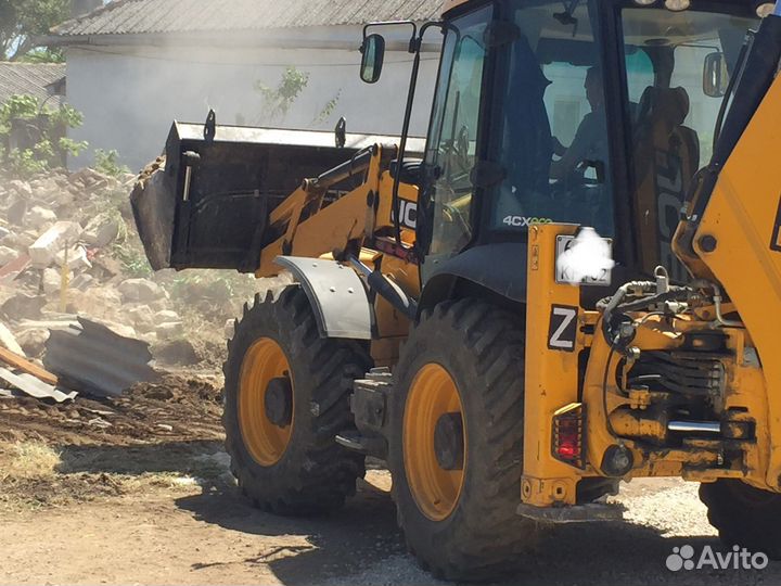 Услуги экскаватора трактора