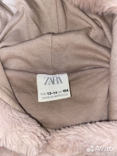 Плюшевое худи Zara подростковое