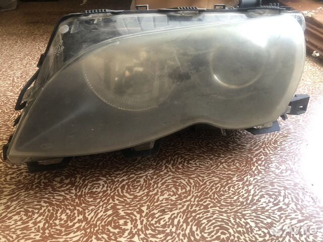 Фара передняя левая бмв е46