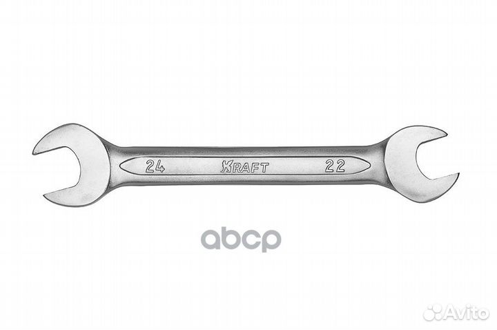 Ключ рожковый 22*24мм (Cr-V, хол. штамп, холдер)