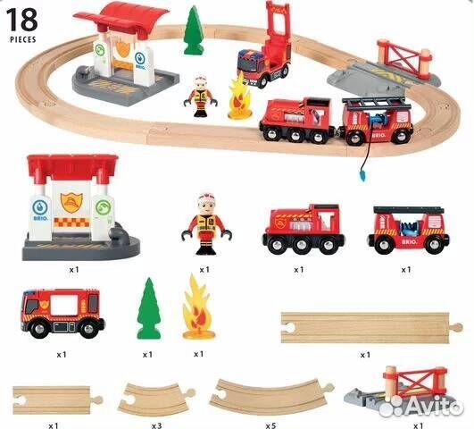 Brio World 33815 – Пожарная часть