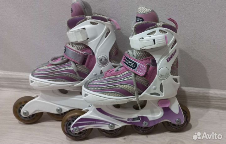 Ролики для девочки Reaction Rainbow