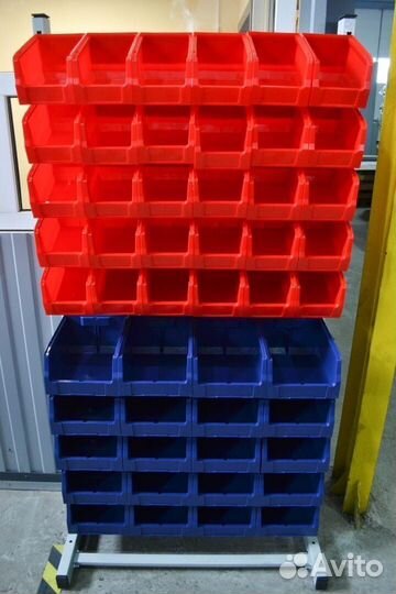 Стеллаж односторонний 1835х950х510 мм (со18)