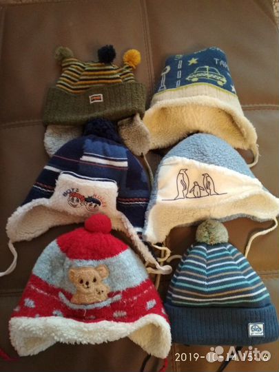 Шапка зимняя, демисезонная, варежки