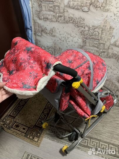 Санки коляска nika