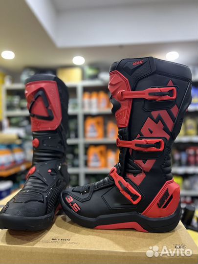 Мотоботы Leatt 3.5 для мотокросса Red