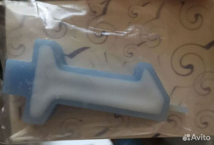 Свеча новая на торт и цифра 1 (70см) за шоколадку