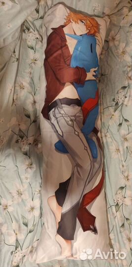 Наволочка для дакимакуры тартальи геншин genshin