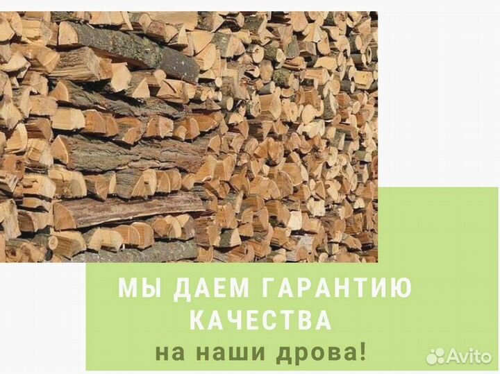 Дрова колотые березовые