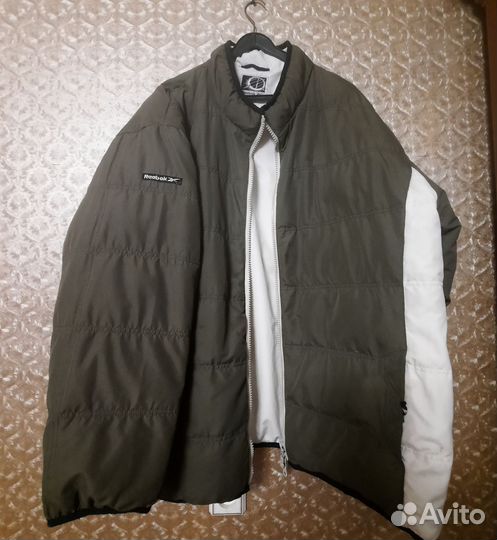 Пуховик мужской двухсторонний Reebok. Оригинал 60р