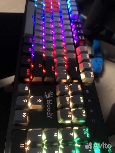 Оптомеханическая игровая клавиатура A4Tech Bloody