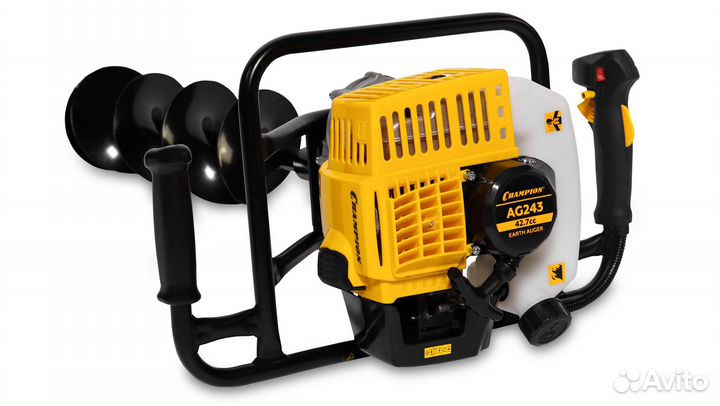 Мотобур champion AG243 + шнек 150 мм