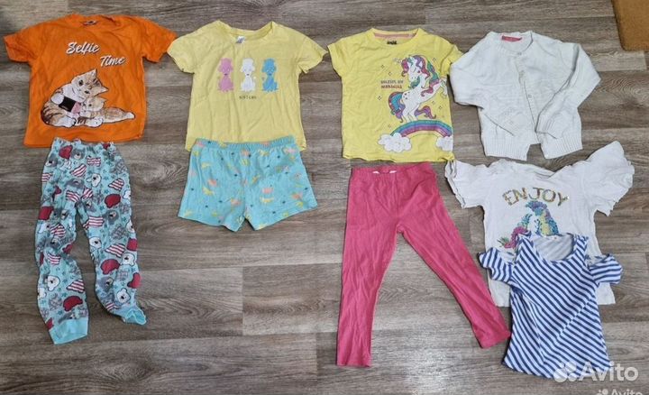 Вещи пакетом одежда для девочки 104р