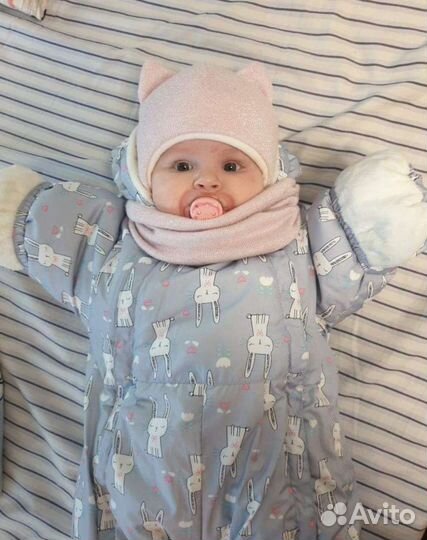 Шапка зимняя для девочки 39-42