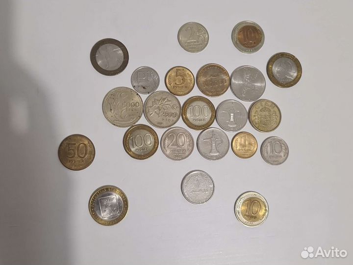 Монеты разные, с бракоми и без