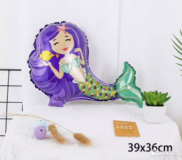 Шарики фигурки русалки