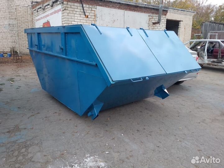 Бункер накопитель 8м3 с крышкой