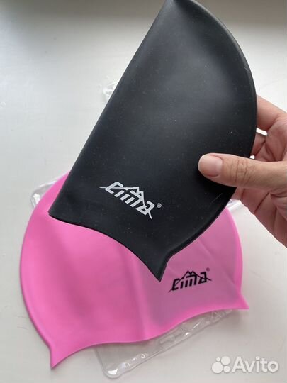 Шапочка для плавания взрослая силиконовая