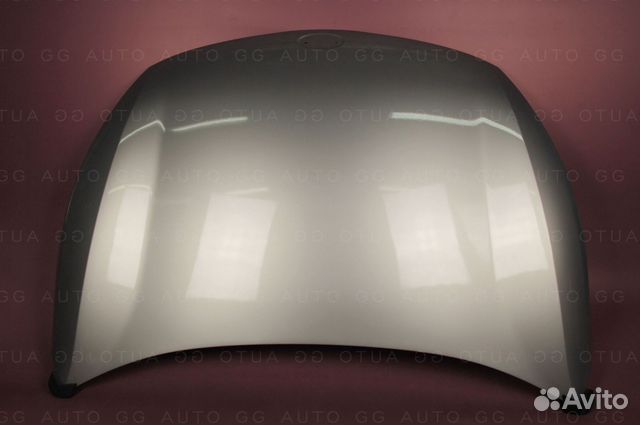 Капот серебристый Kia Rio 4 17-22