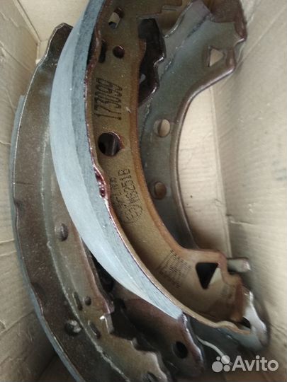 Колодки задние Фиат Лянча