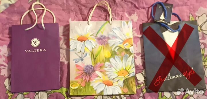 Пакеты подарочные разные