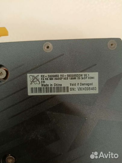 Видеокарта хfx RX580 8 гб