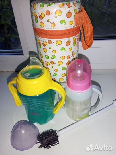 Бутылочка, поильник, термос