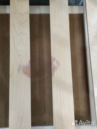 Детская кроватка с маятником и ящиком