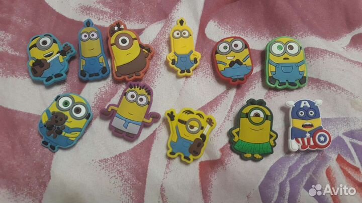 Миньон jibbitz для crocs