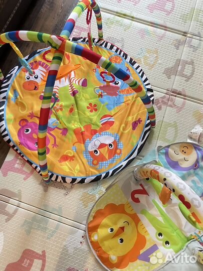 Развивающий коврик для малышей (2 шт.)