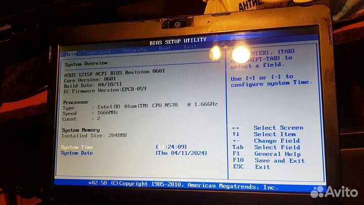 Ноутбук asus Eee PC 1215P (под ключ)
