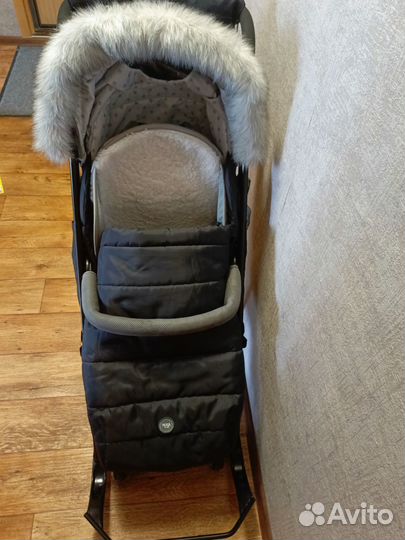 Санки коляска nika kids