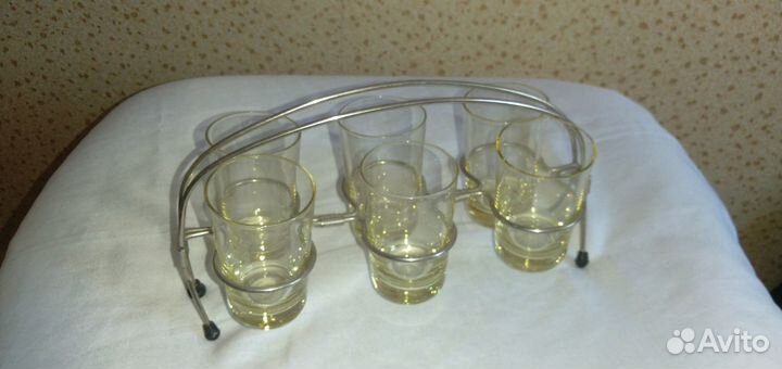 Стопки цветное стекло СССР