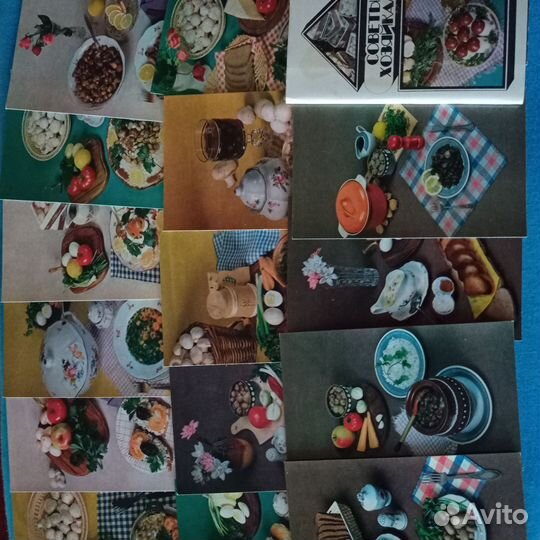 Набор открыток СССР блюда кухни