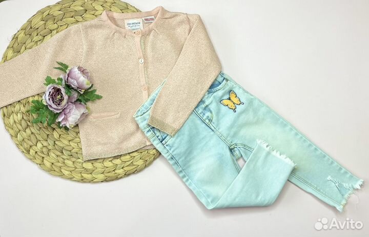 Пакет фирменных летних вещей для девочки 74-80 см