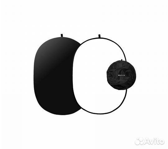 Фон складной на пружине Raylab RF-12 белый/черный купить в Казани ...