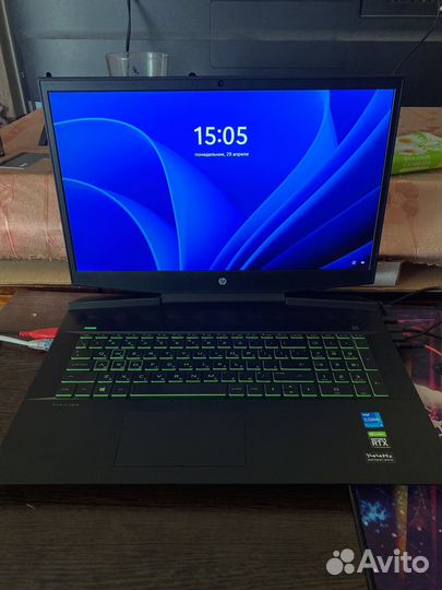 Ноутбук hp pavilion gaming 17