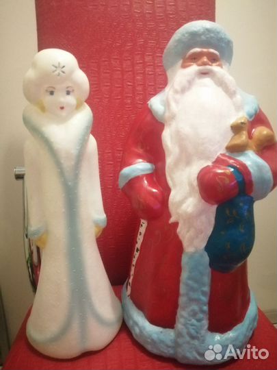 Дед мороз и Снегурочка под елку СССР