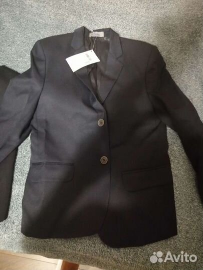 Форма школьная синяя новая (костюм школьный)