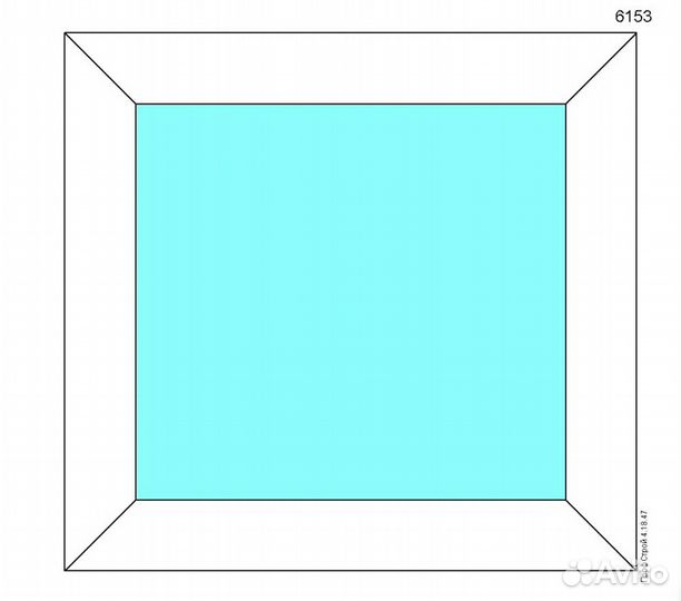 Окно пвх 600x970