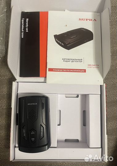 Радар детектор supra DRS-SG-171V